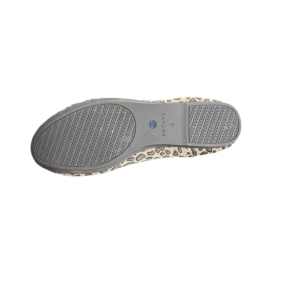 Rothy’s Leopard Print The Point Toe Flats Size 9 - Picture 8 of 12